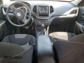 2018 Jeep Cherokee Latitude Tech Connect with VIN 1C4PJLCB2JD563295, listed as a Copart auction lot 63616125 with 71,618 mi miles and Salvage title. Bid and sale history available at DreamBid. Image 8.