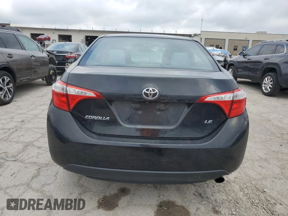 2014 Toyota Corolla L with VIN 2T1BURHE8EC188829, listed as a Copart auction lot 53887975 with 201,245 mi miles and Salvage title. Bid and sale history available at DreamBid. Image 6.