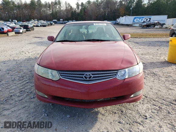 2003 Toyota Solara SE with VIN 2T1CF22P73C604642, listed as a Copart auction lot 81951194 with 187,600 mi miles and Salvage Title. Bid and sale history available at DreamBid. Image 5.