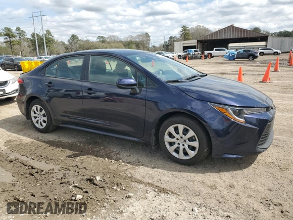 2024 Toyota Corolla LE with VIN 5YFB4MDE4RP217578, listed as a Copart auction lot 48382985 with 10,726 mi miles and Salvage Title. Bid and sale history available at carsss.com. Image 4.