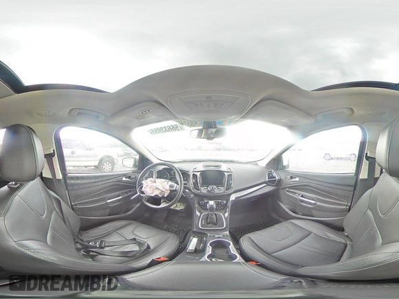 2013 Ford Escape Titanium with VIN 1FMCU9J94DUB00695, listed as a Copart auction lot 56633955 with 129,011 mi miles and Salvage title. Bid and sale history available at DreamBid. Image 15.
