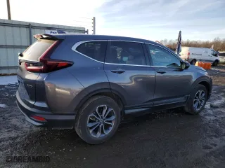 2021 Honda CR-V EX-L with VIN 2HKRW2H85MH645666, listed as a Copart auction lot 42924395 with 25,252 mi miles and Salvage Title. Bid and sale history available at carsss.com. Image 3.