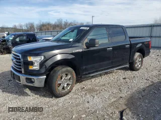 2016 Ford F-150 XLT with VIN 1FTEW1EF1GFC14638, listed as a Copart auction lot 46406925 with Not provided miles and Salvage title. Bid and sale history available at DreamBid. Image 1.