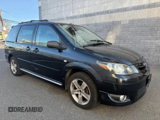 2004 Mazda MPV ES with VIN JM3LW28J840501624, listed as a Copart auction lot 50027155 with 119,952 mi miles and Clean Title. Bid and sale history available at carsss.com. Image 1.