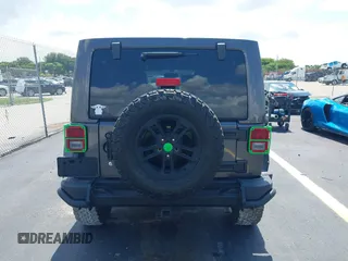 2017 Jeep Wrangler Unlimited Sahara with VIN 1C4BJWEG2HL612421, listed as a IAAI auction lot 42355409 with 81,708 mi miles and . Bid and sale history available at DreamBid. Image 16.