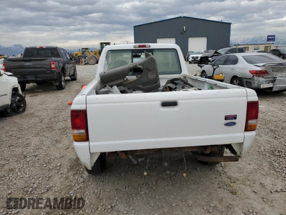 1997 Ford Ranger XLT with VIN 1FTCR14X7VPA62820, listed as a Copart auction lot 44220685 with 134,973 mi miles and Salvage Title. Bid and sale history available at DreamBid. Image 6.
