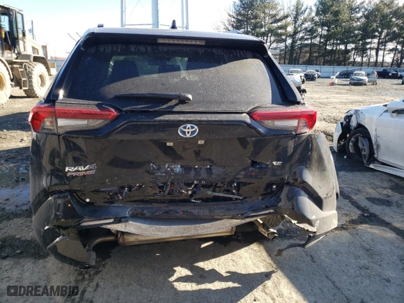 2022 Toyota RAV4 Prime SE with VIN JTMAB3FV5ND104762, listed as a Copart auction lot 43220045 with NaN miles and Salvage Title. Bid and sale history available at carsss.com. Image 6.
