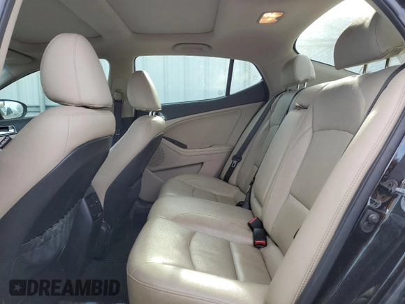 2015 Kia Optima EX with VIN 5XXGN4A77FG455101, listed as a Copart auction lot 45571055 with 211,941 mi miles and Salvage Title. Bid and sale history available at carsss.com. Image 10.