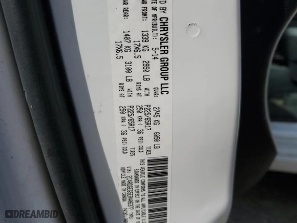 2014 Dodge Grand Caravan R/T with VIN 2C4RDGEG5ER406377, listed as a Copart auction lot 48793425 with 166,985 mi miles and Clean Title. Bid and sale history available at carsss.com. Image 13.