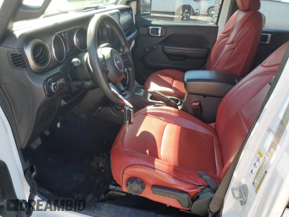 2018 Jeep Wrangler Unlimited Sport S with VIN 1C4HJXDN4JW240844, listed as a Copart auction lot 55578405 with 70,369 mi miles and Salvage title. Bid and sale history available at DreamBid. Image 7.