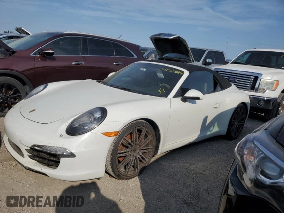 2015 Porsche 911 Carrera S with VIN WP0CB2A91FS155329, listed as a Copart auction lot 74730104 with 0 mi miles and Salvage Title. Bid and sale history available at carsss.com. Image 1.