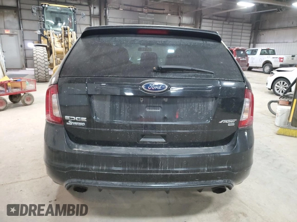 2012 Ford Edge Sport with VIN 2FMDK4AKXCBA59932, listed as a Copart auction lot 44307505 with 258,446 mi miles and Salvage Title. Bid and sale history available at carsss.com. Image 6.