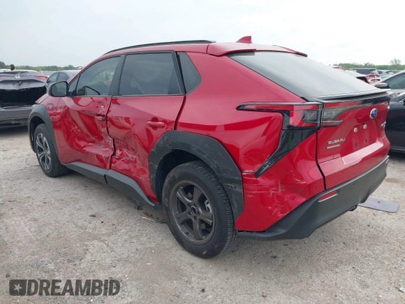 2024 Subaru Solterra Limited with VIN JTMABABA9RA066452, listed as a IAAI auction lot 42063068 with 6,029 mi miles and . Bid and sale history available at DreamBid. Image 3.