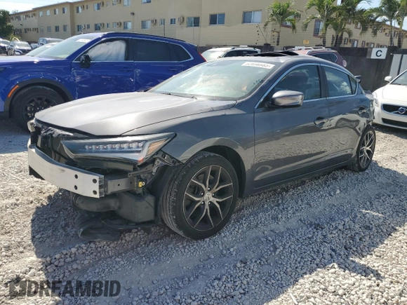 2021 Acura ILX w/Premium Package with VIN 19UDE2F76MA003618, listed as a Copart auction lot 52696985 with 0 mi miles and Non Repairable. Bid and sale history available at carsss.com. Image 1.