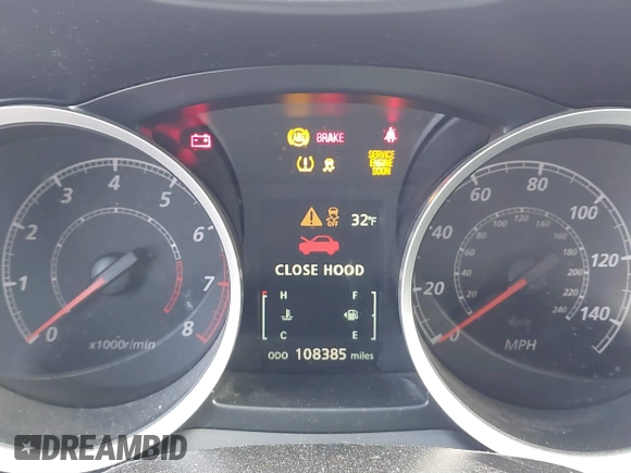 2017 Mitsubishi Lancer ES with VIN JA32V2FW0HU014887, listed as a IAAI auction lot 41056278 with 108,385 mi miles. Bid and sale history available at carsss.com. Image 7.