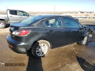 2012 Mazda 3 i Grand Touring with VIN JM1BL1W81C1576956, listed as a Copart auction lot 47105295 with Not Provided miles and Salvage Title. Bid and sale history available at carsss.com. Image 3.