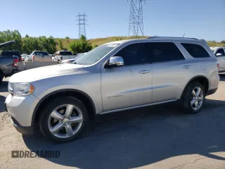 2013 Dodge Durango Citadel with VIN 1C4SDJET8DC565770, listed as a Copart auction lot 60618934 with 81,206 mi miles and Salvage Title. Bid and sale history available at carsss.com. Image 1.