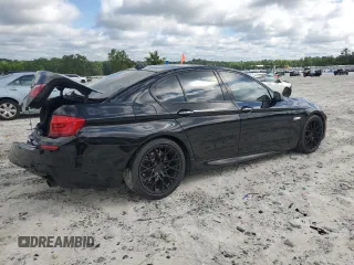 2013 BMW 5 Series 535i with VIN WBAFR7C57DC829343, listed as a Copart auction lot 61143005 with 127,779 mi miles and Salvage title. Bid and sale history available at DreamBid. Image 3.