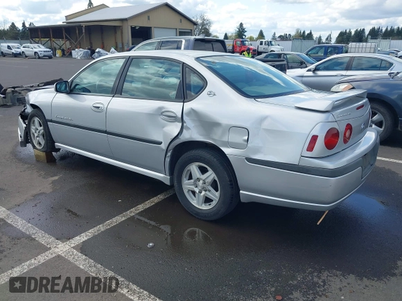 2003 Chevrolet Impala LS with VIN 2G1WH52K739324967, listed as a IAAI auction lot 41956886 with 58,642 mi miles and . Bid and sale history available at DreamBid. Image 3.