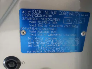 2006 Suzuki Grand Vitara Premium z VIN JS3TD943164103120, wystawiony jako Copart lot #56132585 z przebiegiem 143 313 mil mil oraz Szkoda całkowita • Salvage title. Historia ofert i sprzedaży dostępna na DreamBid. Obrazek 13.