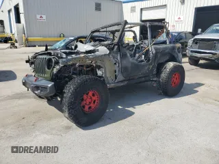 2021 Jeep Wrangler Rubicon with VIN 1C4HJXCG2MW807639, listed as a Copart auction lot 50533135 with Not provided miles and Non repairable. Bid and sale history available at DreamBid. Image 1.