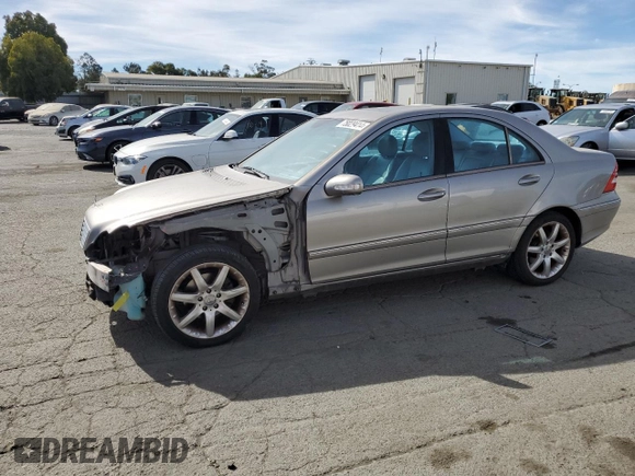 2003 Mercedes-Benz C 230 Kompressor with VIN WDBRF40J93F369431, listed as a Copart auction lot 75029414 with Not Provided miles and Salvage Title. Bid and sale history available at DreamBid. Image 1.