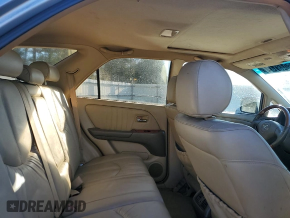 2003 Lexus RX 300 with VIN JTJGF10U330156962, listed as a Copart auction lot 80481424 with 214,509 mi miles and Clean Title. Bid and sale history available at carsss.com. Image 10.