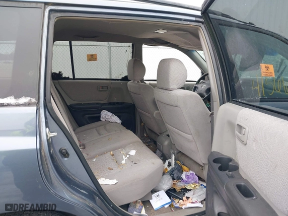 2003 Toyota Highlander with VIN JTEHF21A930131299, listed as a IAAI auction lot 41566017 with 1 mi miles. Bid and sale history available at carsss.com. Image 8.