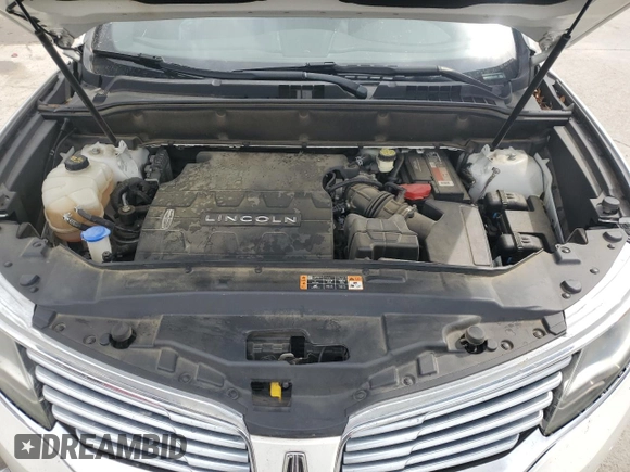 2016 Lincoln MKX Reserve with VIN 2LMTJ6LR9GBL24662, listed as a Copart auction lot 54235015 with 159,581 mi miles and Salvage Title. Bid and sale history available at DreamBid. Image 12.