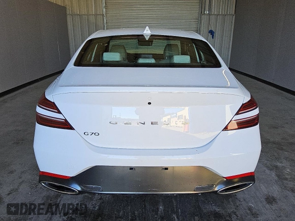 2024 Genesis G70 2.5T with VIN KMTG34SC1RU142725, listed as a Copart auction lot 82952744 with 14,188 mi miles and Clean Title. Bid and sale history available at carsss.com. Image 6.