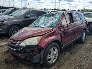 2010 Honda CR-V EX z VIN 3CZRE4H50AG706134, wystawiony jako Copart lot #57793805 z przebiegiem Nie podano mil oraz Szkoda całkowita • Salvage title. Historia ofert i sprzedaży dostępna na DreamBid. Obrazek 1.