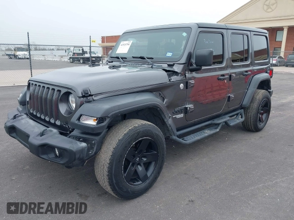 2021 Jeep Wrangler Unlimited Willys with VIN 1C4HJXDM4MW825094, listed as a IAAI auction lot 41515794 with 41,653 mi miles and . Bid and sale history available at DreamBid. Image 19.