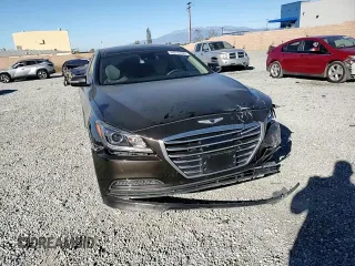 2017 Genesis G80 3.8L with VIN KMHGN4JEXHU168827, listed as a Copart auction lot 80315794 with 46,607 mi miles and Salvage Title. Bid and sale history available at DreamBid. Image 10.
