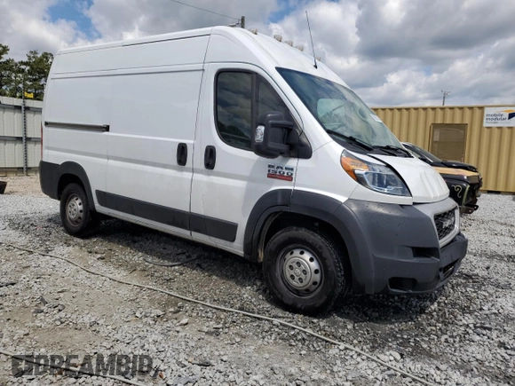 2021 Ram ProMaster Cargo with VIN 3C6LRVBG0ME578176, listed as a Copart auction lot 67926134 with 92,959 mi miles and Salvage Title. Bid and sale history available at carsss.com. Image 4.
