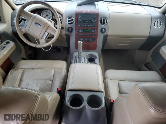 2005 Ford F-150 XLT with VIN 1FTPW145X5KB81905, listed as a Copart auction lot 54129525 with 190,622 mi miles and Non repairable. Bid and sale history available at DreamBid. Image 8.