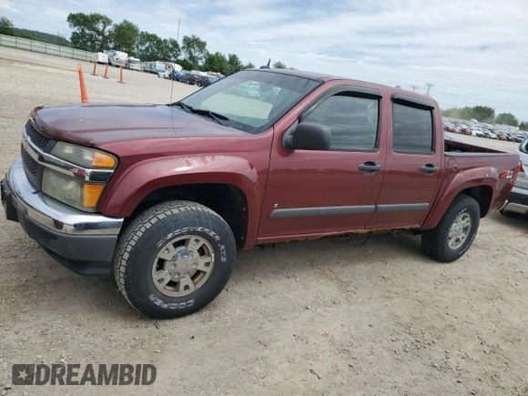 2008 Chevrolet Colorado 2LT z VIN 1GCDT13E588155291, wystawiony jako Copart lot #58666865 z przebiegiem 173 567 mil mil oraz Czysty tytuł • Clean title. Historia ofert i sprzedaży dostępna na DreamBid. Obrazek 1.