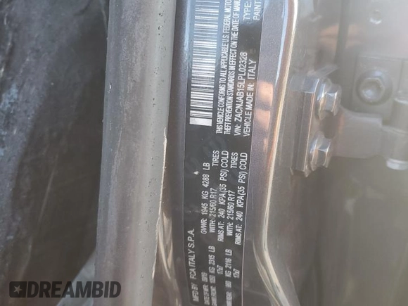 2020 Jeep Renegade Altitude with VIN ZACNJAB15LPL02328, listed as a Copart auction lot 86650884 with Not provided miles and Clean title. Bid and sale history available at DreamBid. Image 13.