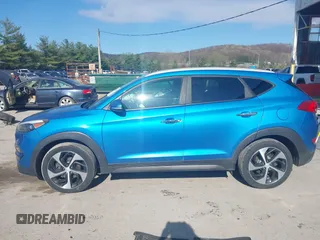 2016 Hyundai Tucson Eco with VIN KM8J3CA24GU054350, listed as a IAAI auction lot 41983769 with 132,424 mi miles. Bid and sale history available at carsss.com. Image 14.