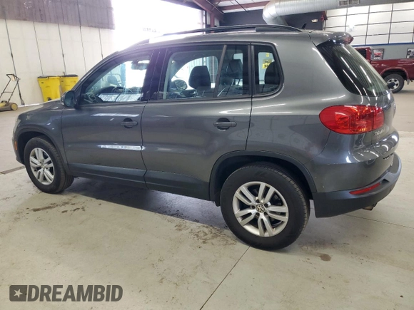 2016 Volkswagen Tiguan S with VIN WVGBV7AX7GW578033, listed as a Copart auction lot 54821755 with 127,317 mi miles and Clean Title. Bid and sale history available at DreamBid. Image 2.