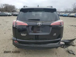 2016 Toyota RAV4 LE with VIN 2T3BFREV2GW454983, listed as a Copart auction lot 49323025 with 183,910 mi miles and Salvage Title. Bid and sale history available at DreamBid. Image 6.