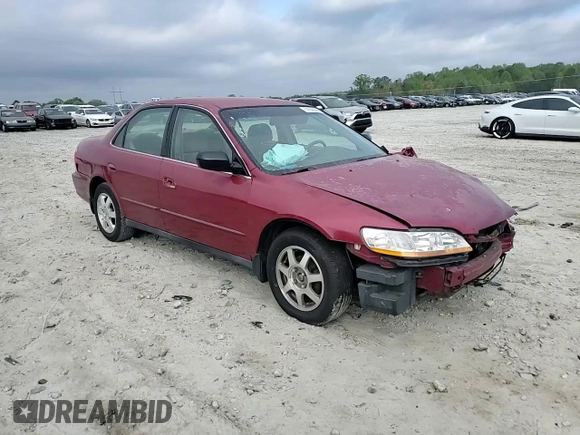 2000 Honda Accord SE with VIN JHMCG5674YC006242, listed as a Copart auction lot 51856525 with 287,160 mi miles and Salvage title. Bid and sale history available at DreamBid. Image 11.