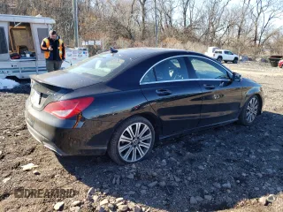 2018 Mercedes-Benz CLA 250 with VIN WDDSJ4GB9JN569279, listed as a Copart auction lot 43084154 with 43,926 mi miles and . Bid and sale history available at DreamBid. Image 3.