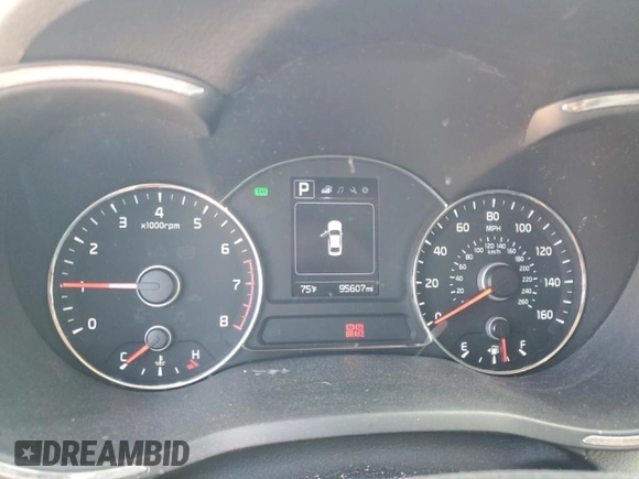 2018 Kia Forte LX with VIN 3KPFL4A75JE197065, listed as a Copart auction lot 48879725 with 95,607 mi miles and Salvage Title. Bid and sale history available at carsss.com. Image 9.