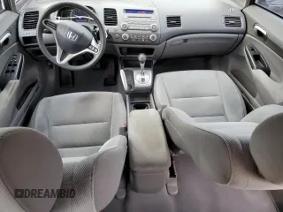 2011 Honda Civic LX with VIN 2HGFA1F55BH522350, listed as a Copart auction lot 53854795 with 39,749 mi miles and Salvage Title. Bid and sale history available at DreamBid. Image 8.