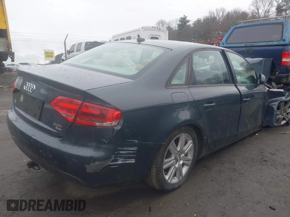 2009 Audi A4 2.0T Prem with VIN WAULF78K69N055737, listed as a IAAI auction lot 41987849 with 175,803 mi miles. Bid and sale history available at carsss.com. Image 4.