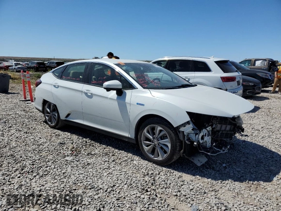 2018 Honda Clarity Plug-In Hybrid with VIN JHMZC5F19JC022895, listed as a Copart auction lot 59470014 with 56,930 mi miles and Salvage Title. Bid and sale history available at carsss.com. Image 4.