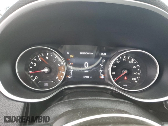 2019 Jeep Compass Limited with VIN 3C4NJCCB7KT730818, listed as a Copart auction lot 61362545 with 57,939 mi miles and Salvage title. Bid and sale history available at DreamBid. Image 9.