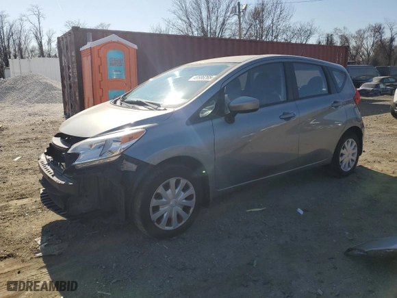 2015 Nissan Versa Note SR with VIN 3N1CE2CPXFL441197, listed as a Copart auction lot 48586265 with 201,564 mi miles and Salvage Title. Bid and sale history available at carsss.com. Image 1.