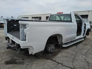 2024 Chevrolet Silverado 1500 Work Truck with VIN 3GCNAAED8RG336475, listed as a Copart auction lot 50422115 with 0 mi miles and Salvage Title. Bid and sale history available at carsss.com. Image 3.