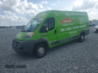 2015 Ram ProMaster Cargo with VIN 3C6URVJG2FE508297, listed as a Copart auction lot 51766425 with 146,276 mi miles and Salvage Title. Bid and sale history available at carsss.com. Image 1.